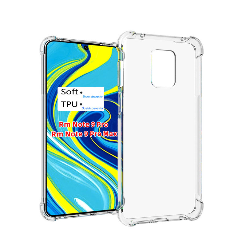 Shockproof Soft Case For Xiaomi Redmi Note 9S 8T 9T 9 8 7 6 5 Pro Clear Silicone Case Redmi 9A 9C 8A 7A 6A 5A 5 Plus Cover