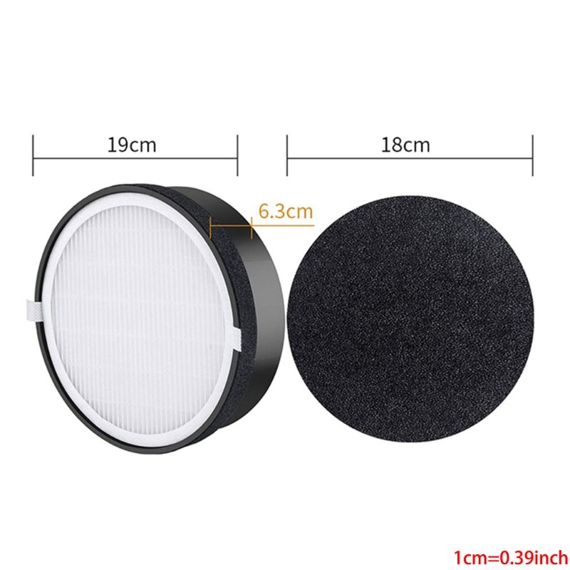 2einstellen Luftreiniger Ersatz Filter für Levoit LV-H132, Aktiviert Kohlenhydrate Filter Entfernt Gerüche & Fängt 99.7% von Allergene