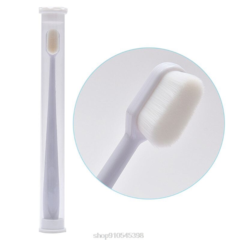 1Pc Nano Ultra-fine Wave Toothbrush Soft Bristle With PVC Dental Whitening Brush Oral Care Clean N14 20: 1