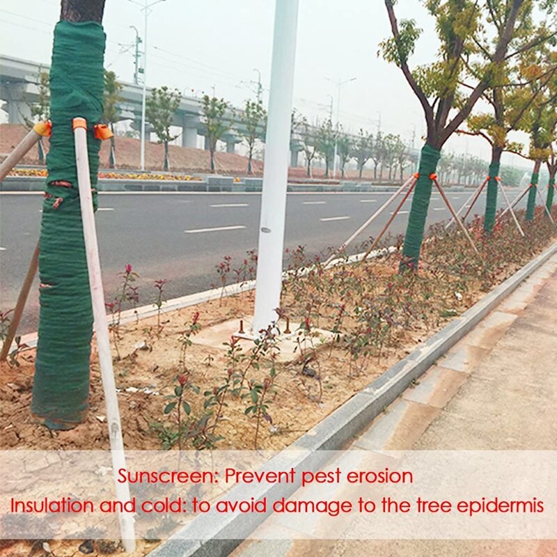 2021 20M osłona drzewa ochraniacz zawinąć rośliny odporne na zimę bandaż opakowanie drzewo zawinąć robić utrzymywania ciepła i nawilżania