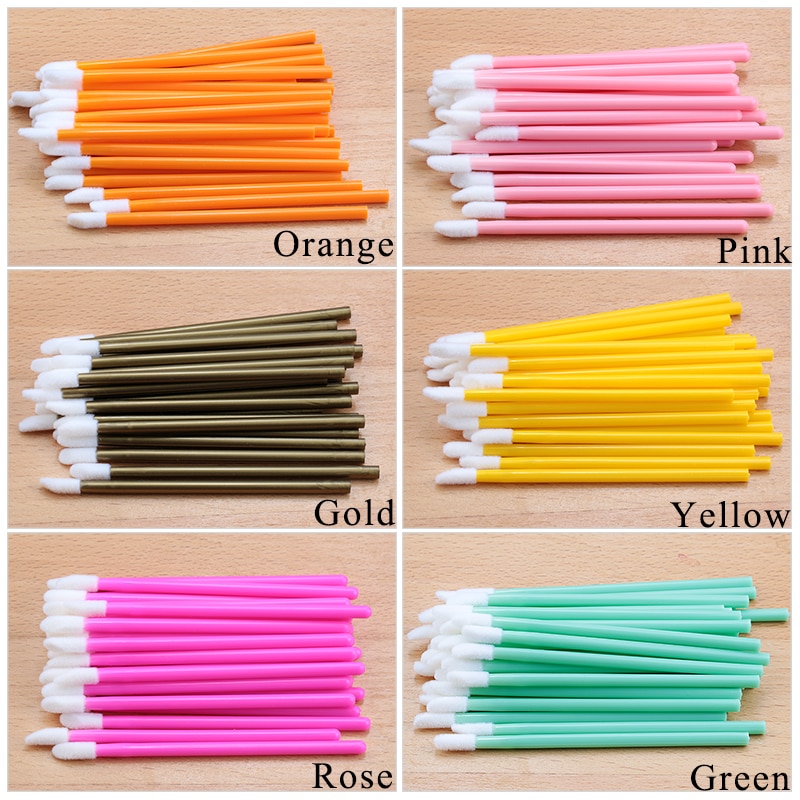 50/100/150Pcs Wimperborstels Wegwerp Lip Borstel Cilia Remover Wimper Extension Accessoires Levert Cosmetica Makeup Tools