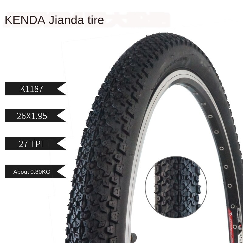 MTB Bicycle Tyre 26x1.25 26x1.5 26x1.75 26x1.95 26x2.125 26x1-38mm All Kenda26er MTB tyre Mountain Bike Tires: K1187 26 X 1.95