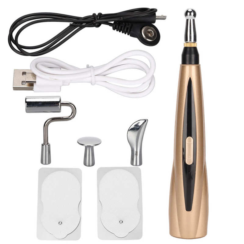 Electric Meridians Massage Pen Relax Muscles Electric Acupoint Massage Pen for Body