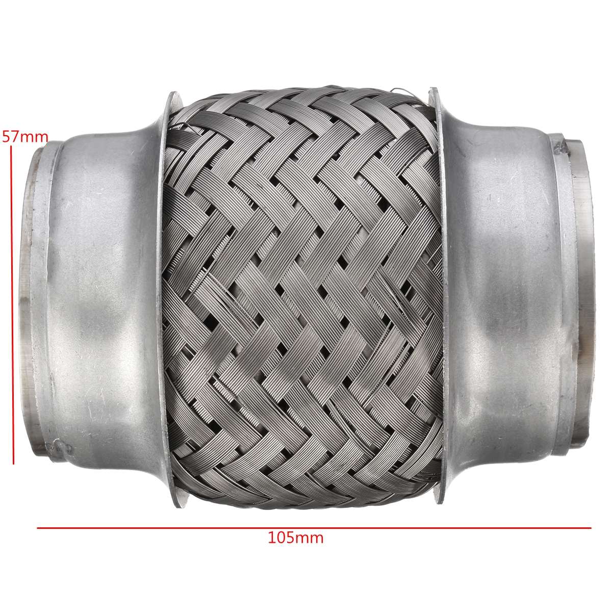 Weld-On 2.25" x 4" Exhaust Flexible Joint Repair Flexi Pipe tube Flex 57mm X 105mm