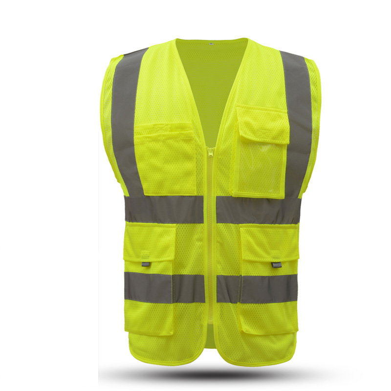 HI VIS EXECUTIVE VEST Chaleco de trabajo de alta visibilidad ropa de seguridad reflectante TOPS amarillo, naranja Azul Rojo naranja