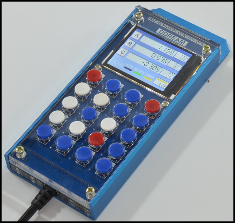 The high-end mach3 manual manual function is complete with serial interface screen CNC complete aluminum anodized sand shell
