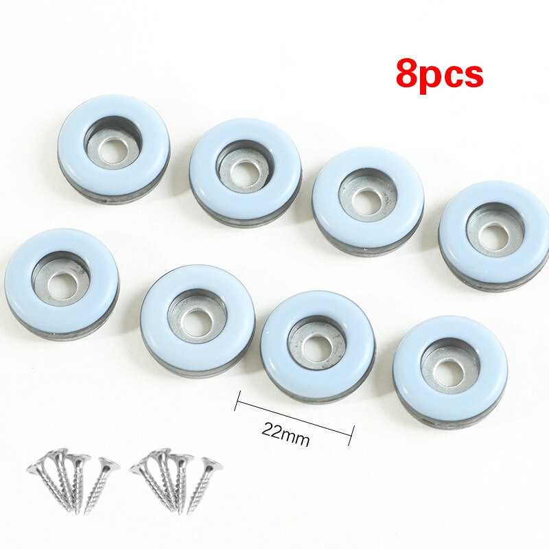 8 sztuk przezroczysta guma antypoślizgowa noga od krzesła czapki ochraniacze na nóżki sofa stóp obejmuje podłogowe nóżki robić mebli podkładka ochronna ze śrubami: 01