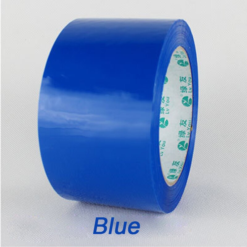 Ruban adhésif de scellage 6cm X 90m, 19 couleurs, pour emballage de courrier et logistique: blue
