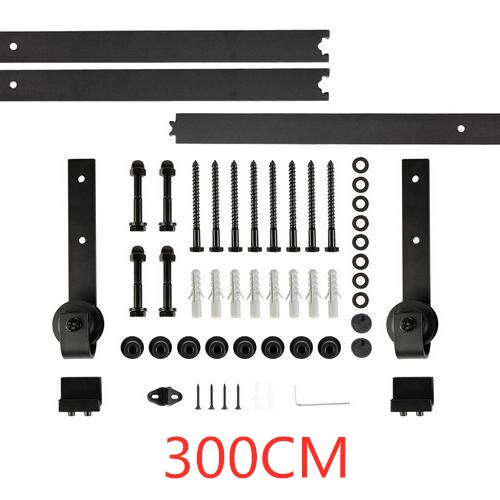 Schiff Zu Europa Schiebetür Scheune Spur Hardware- Holz Scheune Tür Schiene Hardware- Schiebetür Spur Bausatz Scheune Tür System rutsche HWC: 300CM