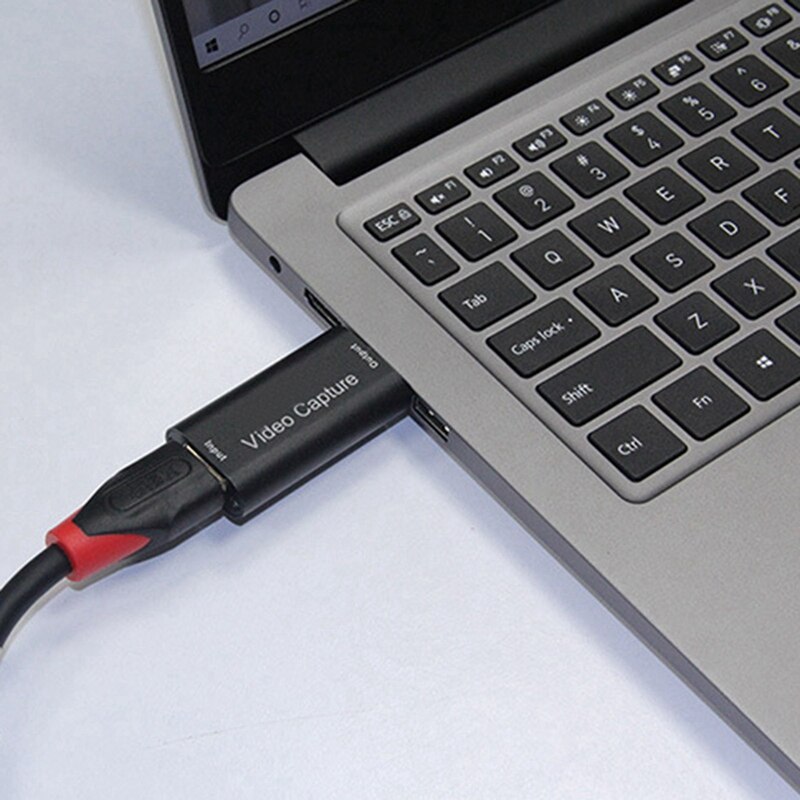 Capture Card USB2.0 HDMI-Compatible Capture Card HDMI-Compatible 4K Video Capture Card Live Recording Box Supports OBS