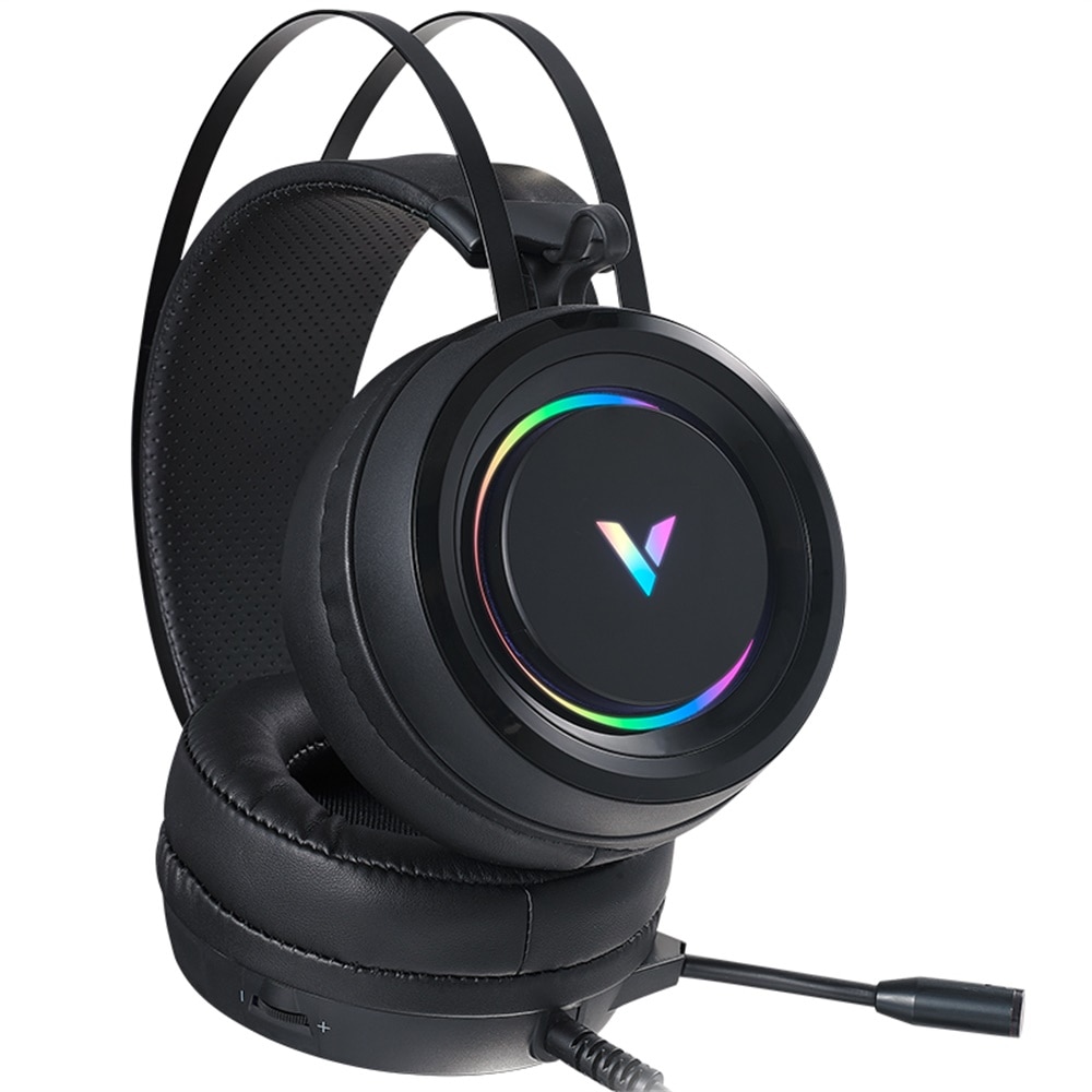 VH500 Gaming Hoofdtelefoon Bedrade Headset Met Microfoons 7.1 Sound Track Rgb Gaming Hoofdtelefoon Usb Power