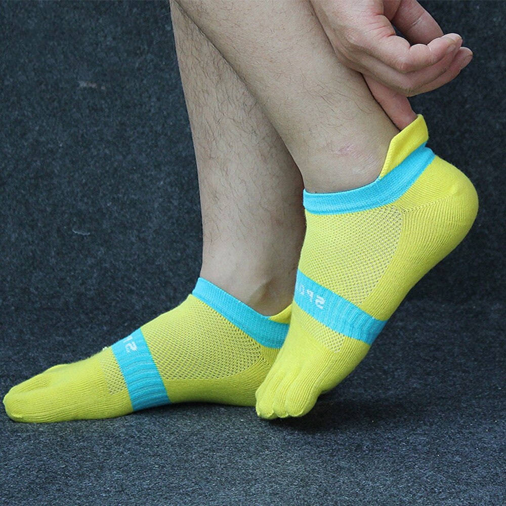 Five Finger Socks Men Pure Cotton Sports Breathable Comfortable Shaping Anti Friction Men's Five Finger Socks