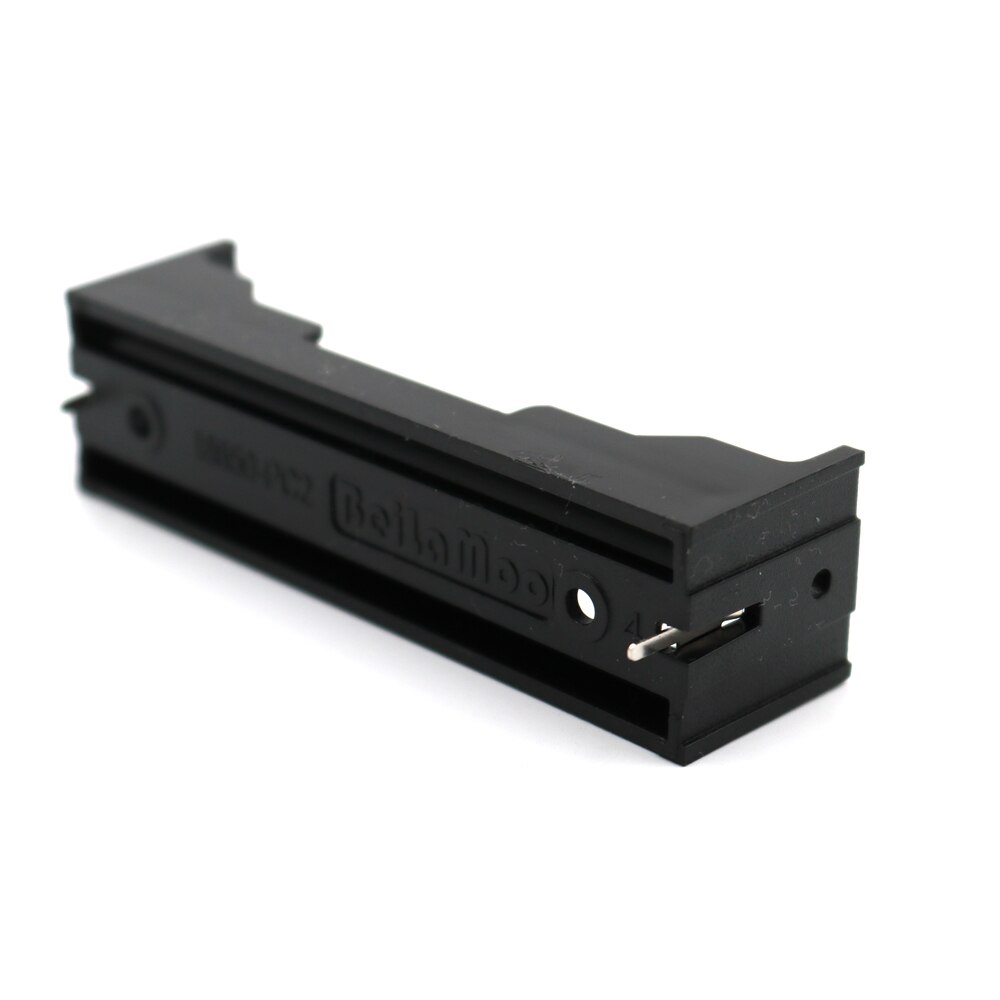 1/2/3/4 Section Battery Terminal Case Holder Storage Box For 18650 Rechargeable Batteries 3.7V DIY Connector Series parallel: 1P