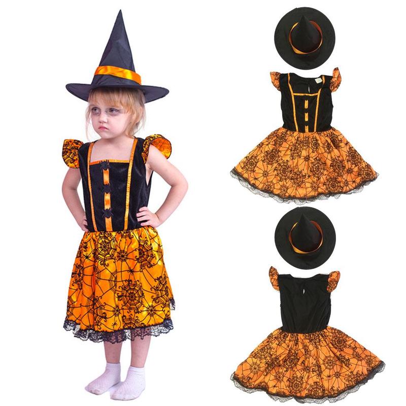 Karneval Halloween Kostüm Mädchen Nette Spinne Anzug Cosplay Kostüm Spinne D9Z9