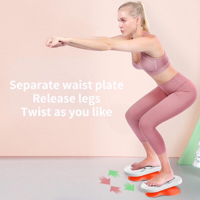 Split Type Waist Disc Home Fitness Twist Bar Thin Waist Hip Hip Twister Fitness Equipment Mute Magnet Waist Twist Machine