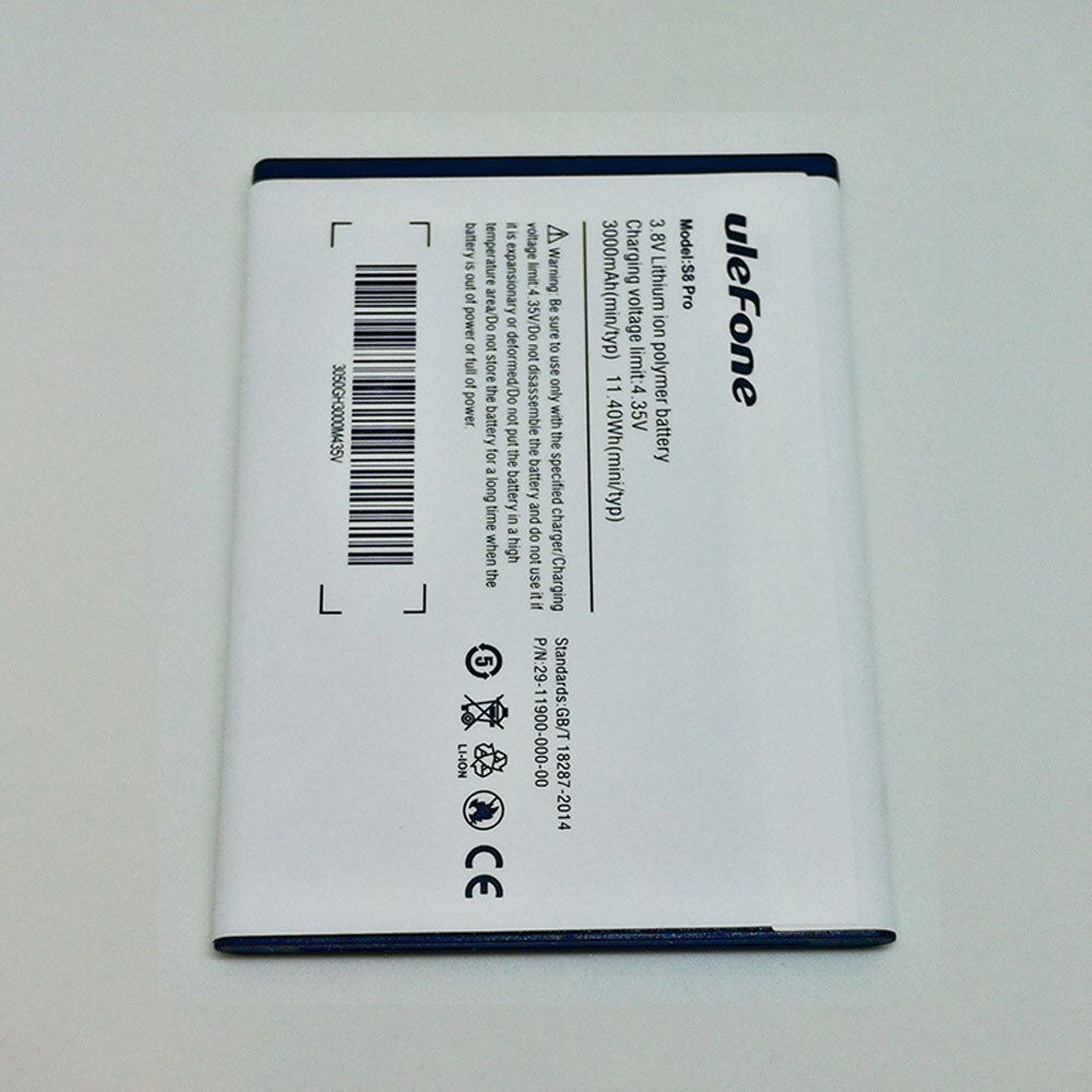 Dinto 3.8V 3000mAh Ulefone S8 Sostituzione Della Batteria S8pro Li-ione Batterie Del Telefono Cellulare per Ulefone S8/S8 pro MTK6737 MTK6580