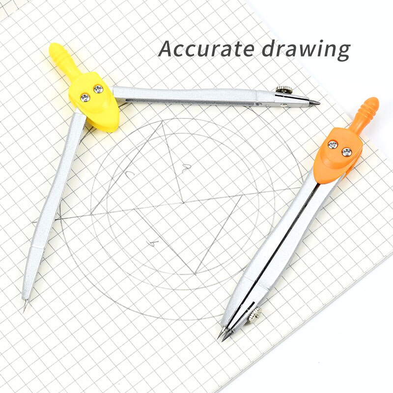 011 12 PCS /Set Compasses High Precision Metal Compass Drawing Set school office supply