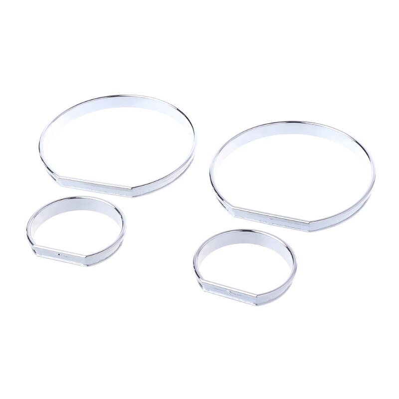 Chrome Gauge Dash Dial Rings Bezel Trim Speedometer AC M-Tech for bmw E46 M M3 MOLE