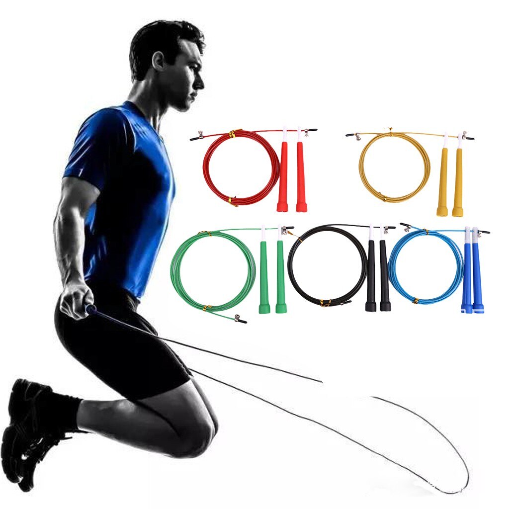 Fast Speed Jump Rope Blazing Fast Jumping Rope Adjustable For Men Women Fitness Skip Workout Training Body Building Equipment