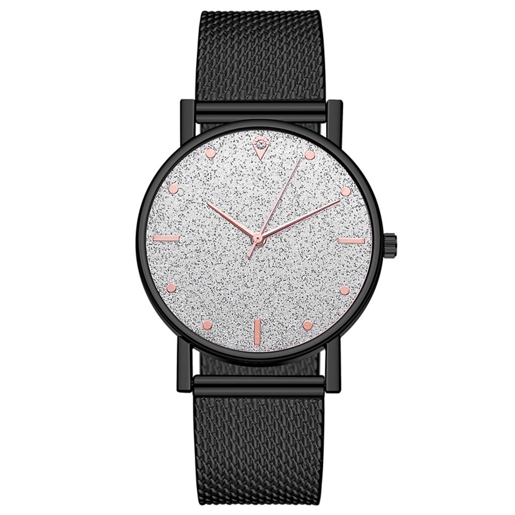 Nuovo Marchio di Orologi di Lusso orologio digitale In Acciaio Inox Quadrante Semplice Casual Braccialetto Della Vigilanza reloj mujer relogio feminino: C