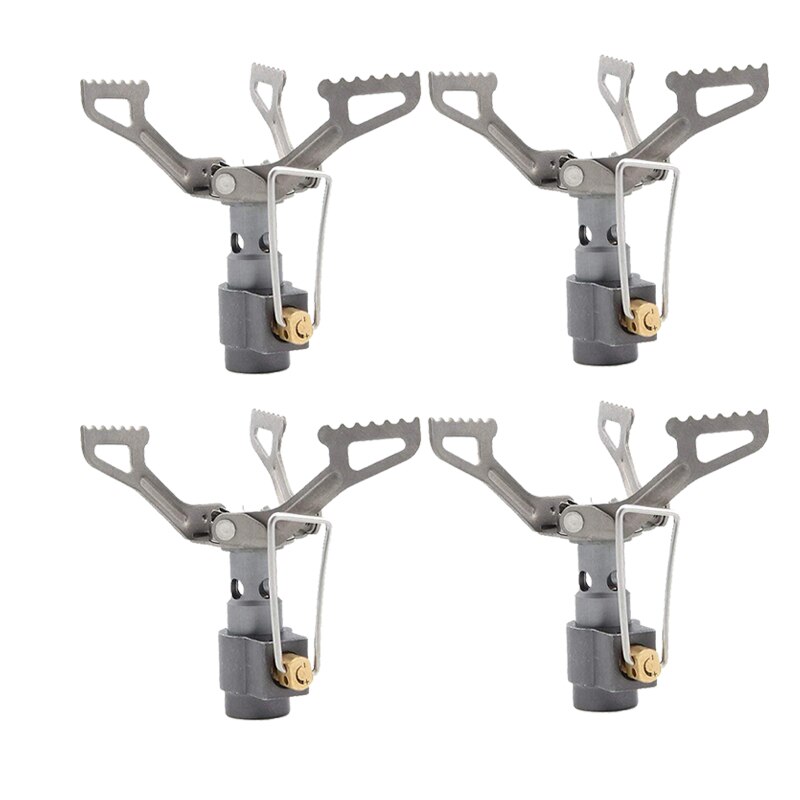 BRS – réchaud à gaz en titane ultraléger pour Camping, extérieur, 25g, BRS-3000T: 4pcs
