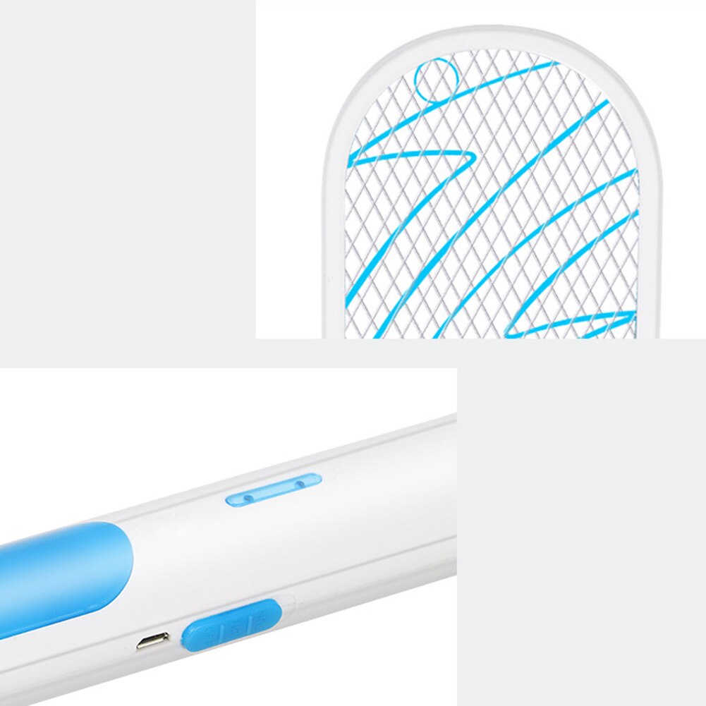 Moskito-klatsche Mörder Tennis Schläger Hand-gehalten Schläger Wiederaufladbare Elektrische Zapper Schläger Tragbare Mücken Mörder Pest Kontrolle