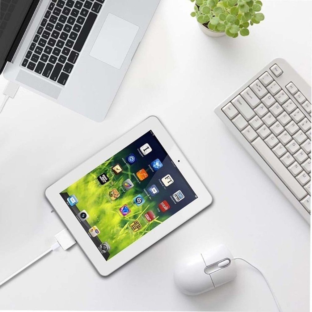 8 Pin Female to 30 Pin Male Adapter Connector for iPhone 4S iPad 3 iPod Touch 4