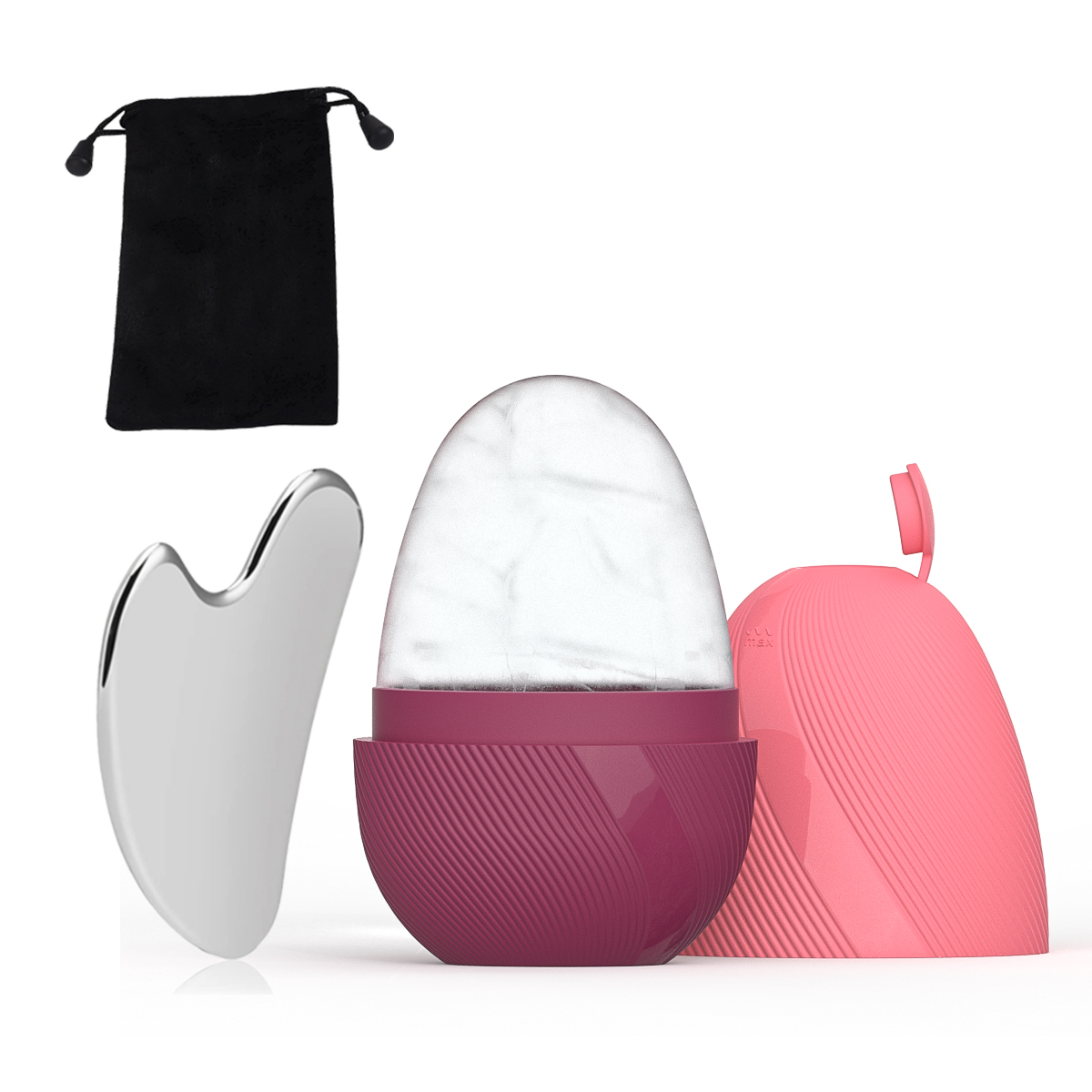 Rolo facial de gelo e conjunto de ferramentas gua ... – Grandado, image size:1200x1200