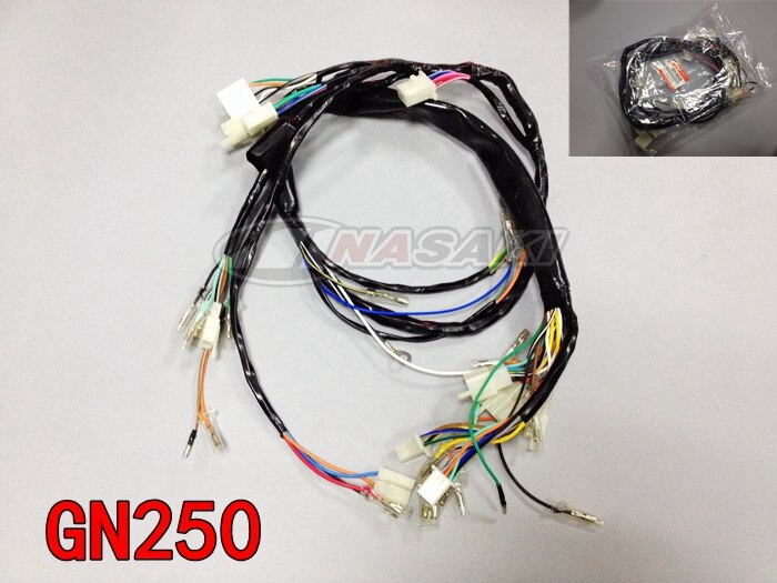 Arnés de cableado eléctrico, accesorio para Suzuki GN250 GN 250, OEM NO. 36610-38301