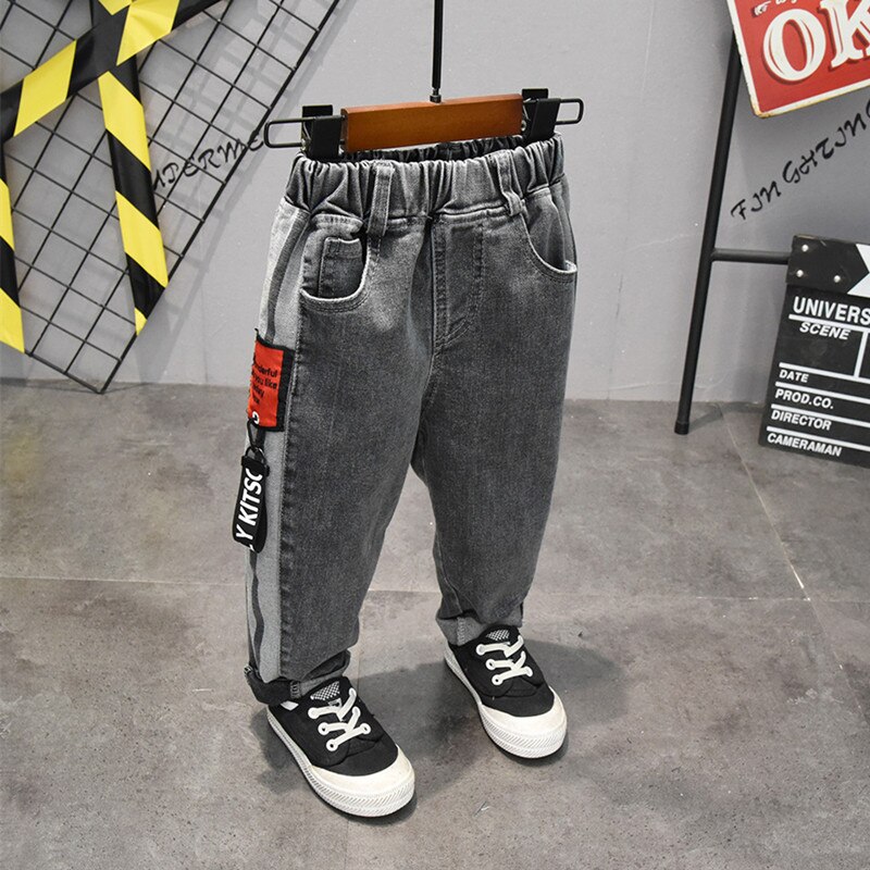 Generisch Lange broek voor jongens, sportbroek, casual jeansbroek voor