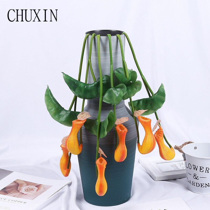 Nepenthes Artificial Plants Bedroom Decoration Hanging Flower Vine DIY Decor For Home Wedding Banquet Photo Background