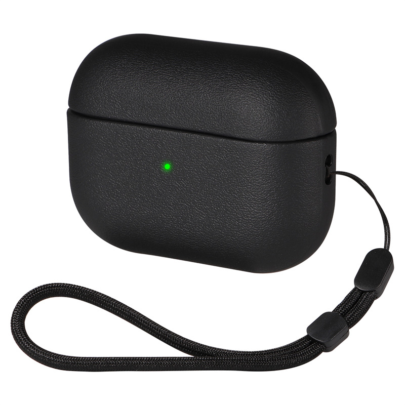 Leather Textured TPU Headphone Cover For Apple Airpods Pro 2 Case Wireless Earphone Case For Airpods Pro 3 2 1 Coque Bumper: 3XS / Olive