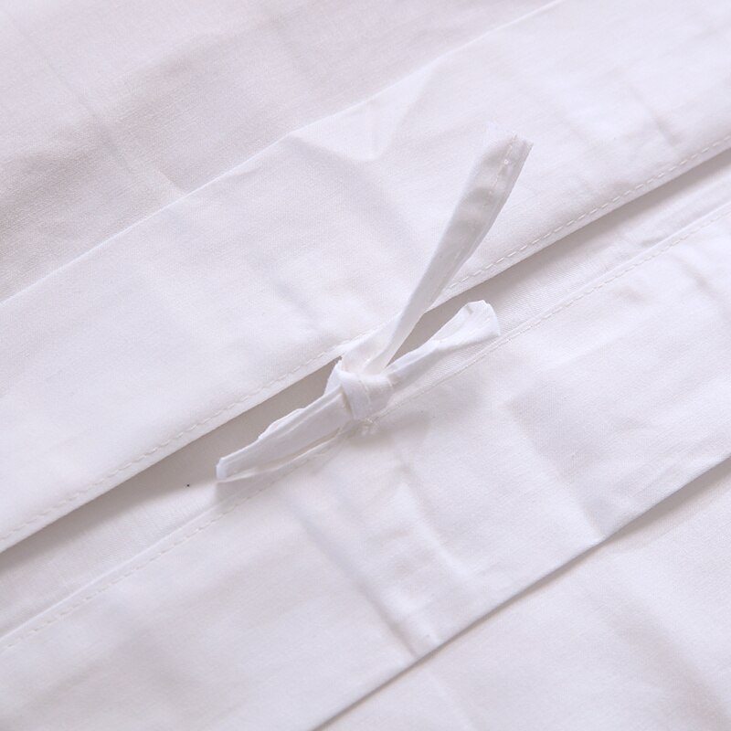 Huishoudtextiel Hotel Dekbedovertrek 240X220 Dekbedovertrek Pension Effen Wit Dekbedovertrek Satijnen Strepen Gooi Mechanische Wassen