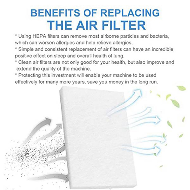 3C90Pcs Disposable Air Filters Premium Disposable Universal