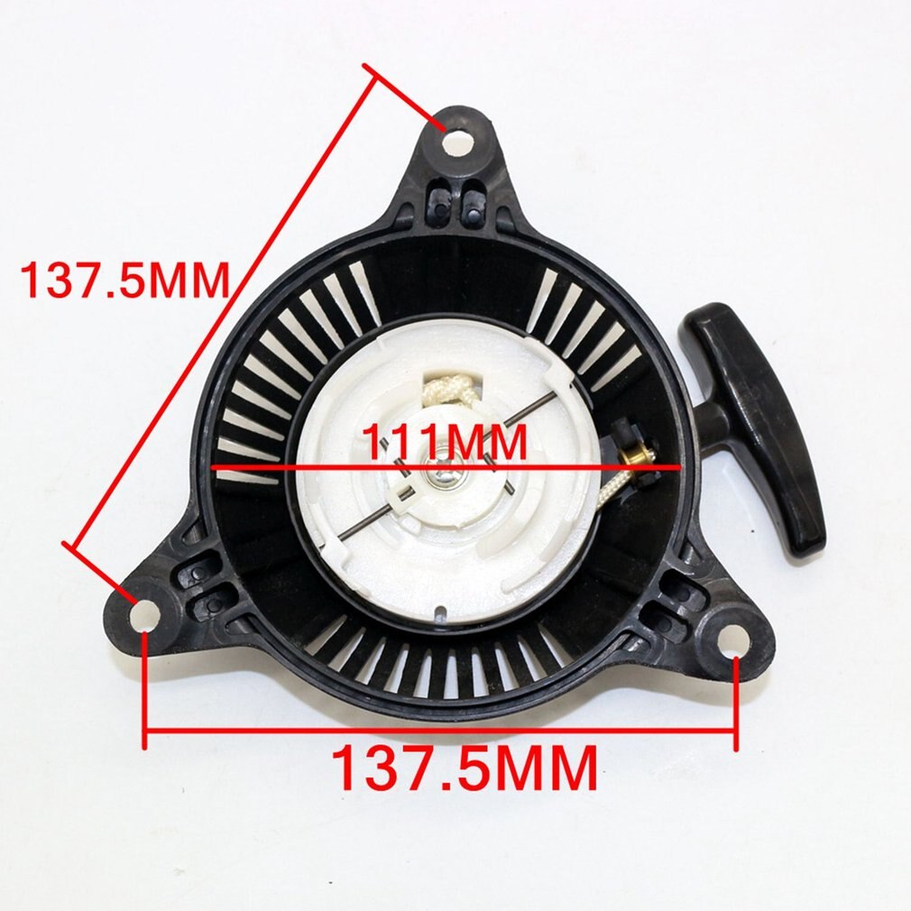 Rekylstarter for 4- takts motor gressklipper pit smuss sykkel buggy bensin scooter pull start