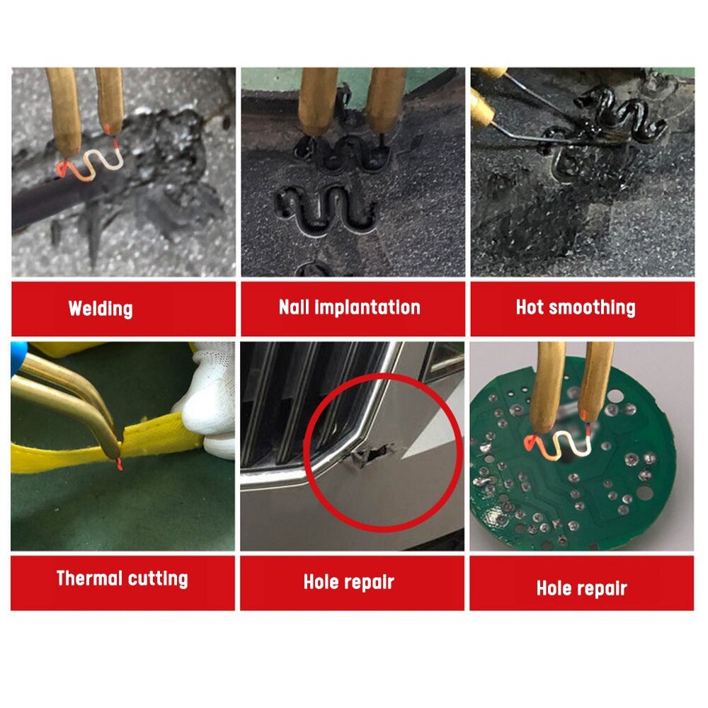 Car Bumper Repair Machine Plastic Repair Kit ABS PVC Welding Machine 110-240V Stapler Machine