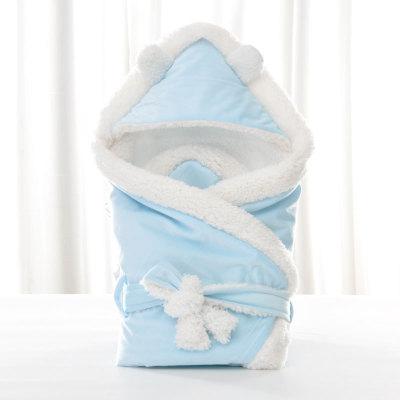 Sac de couchage pour bébé, sac de couchage pour fille, doux, bonne , couvertures de , pour -né, hiver: BLEU CIEL / 9M