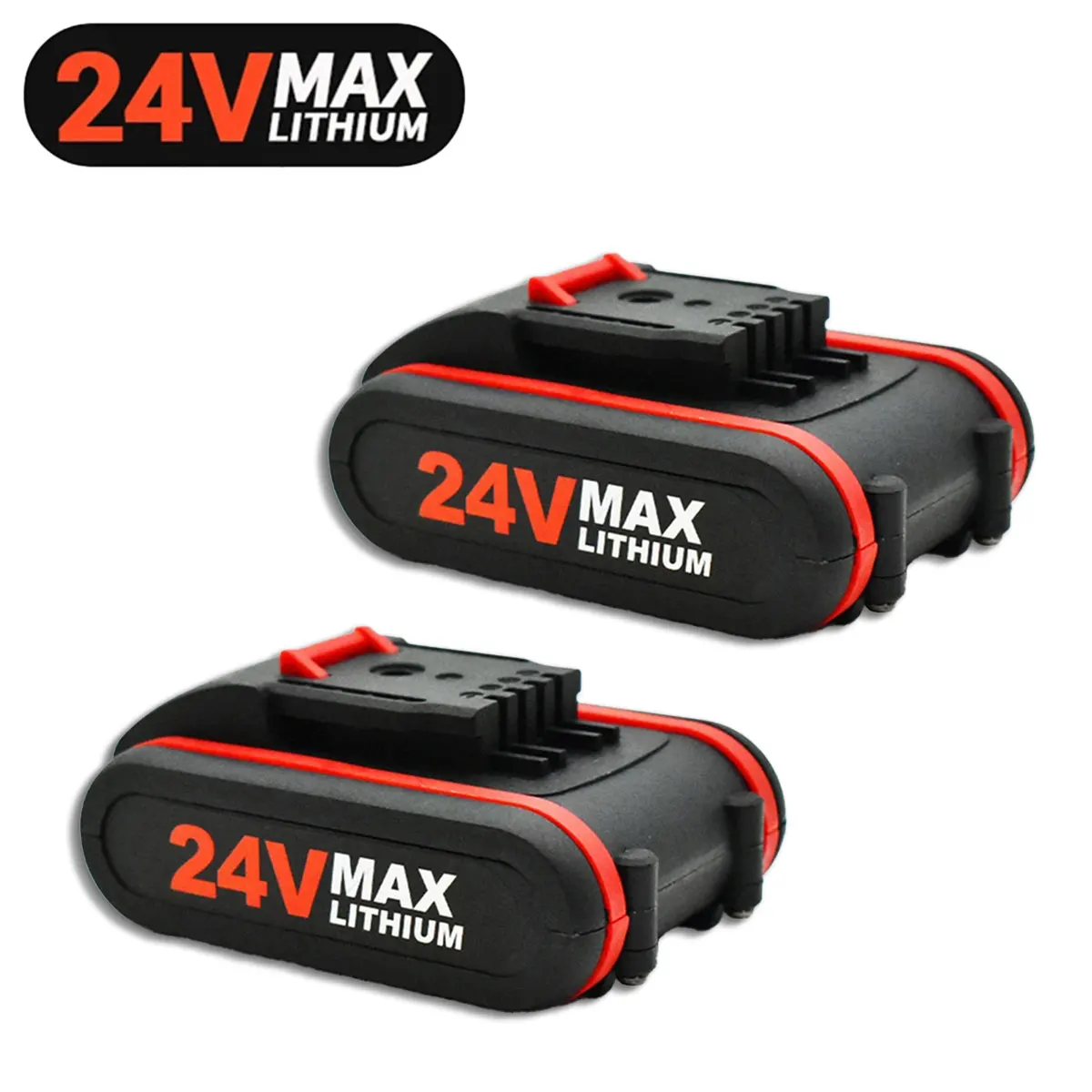 Lithium-Akku für Elektrowerkzeuge, 18650, 4,8 Ah, Akku für Akku-Schraubenschlüssel, Mini-Kettensäge, elektrische Bohrmaschine usw., brandneu, 24 V: Brown