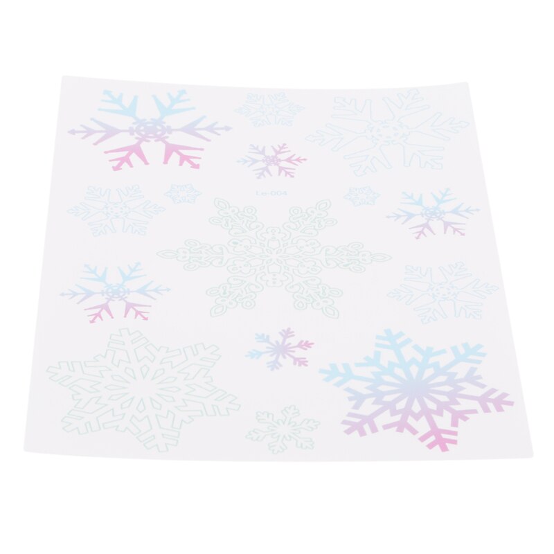 Kerstmis Carnaval Party Lichtgevende Tijdelijke Stickers Kerst Decoratie Jaar Decor Party Decoratie 1 Pc: snowflake