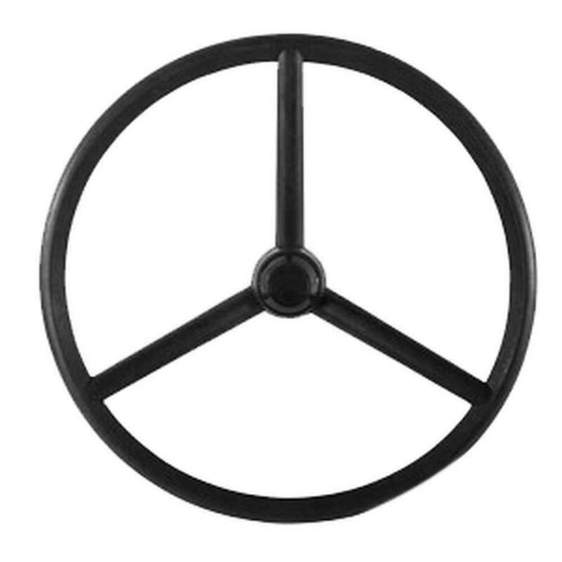 3 Spokes 18Inch Steering Wheel for Ford Tractor 2000 3000 4000 5000 6000 7000 D6NN3600B D2NN3600B C5NN3600C