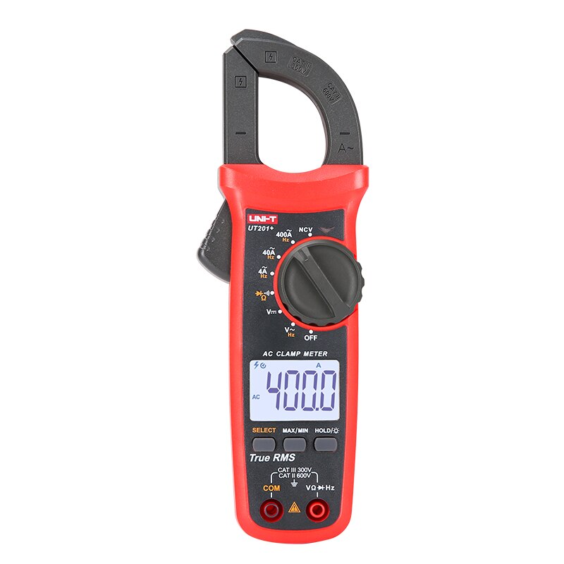 UNI-T UT201+/UT202+/UT202A+/UT203+/UT204+ Digital Clamp Multimeter AC DC current voltage Multimeter Capacitance Temperature Test