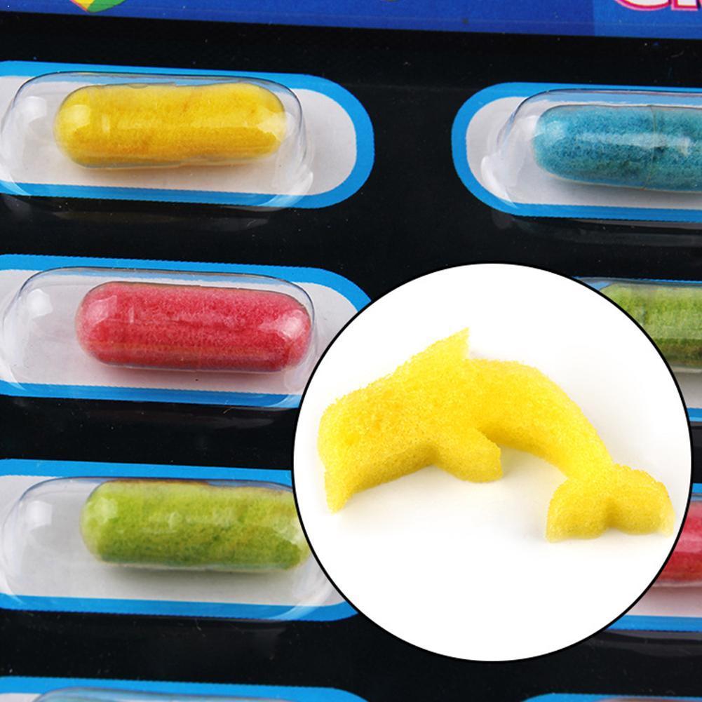 Magia Crescere capsula bambino Cognizione Giocattoli Educativi giocattolo giocattolo Bolla di espansione acqua B5L1