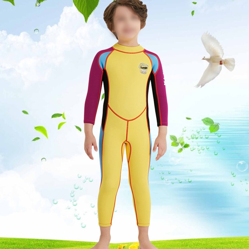 Een Stuk Kinderen Surf Swim Nat Pak Lange Mouw Rashguard Zon Bescherming Sets Dragen-Size: Picture 2 1