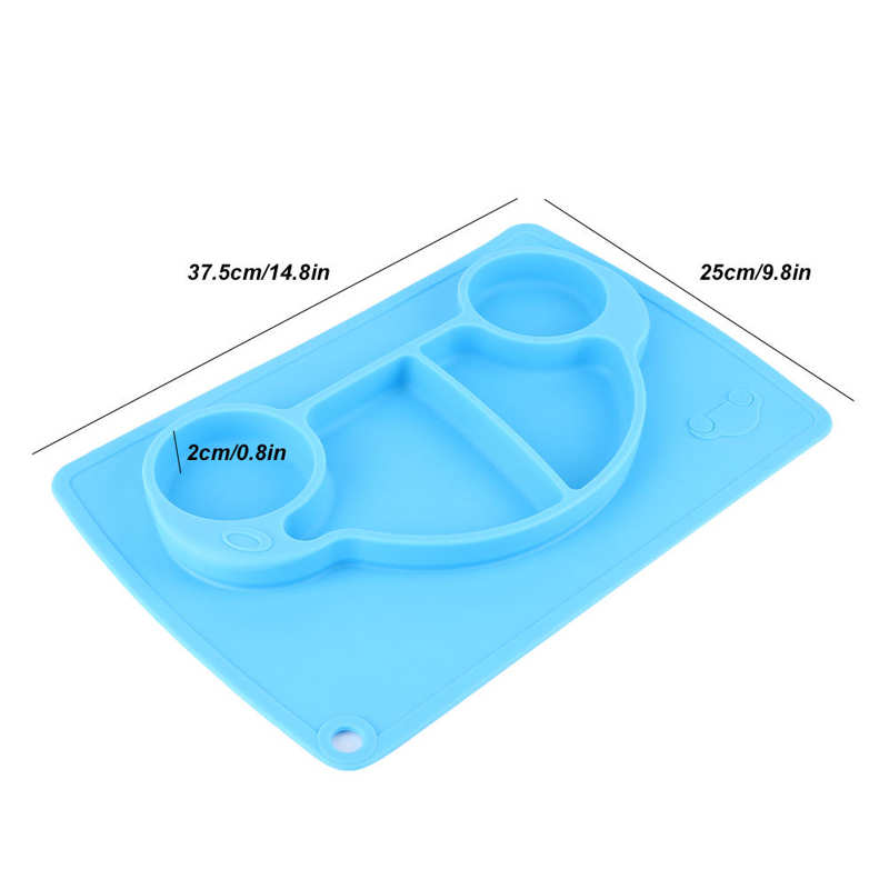 Non‑toxic Baby Plate Child Feeding Plate Baby for Children Kids Home