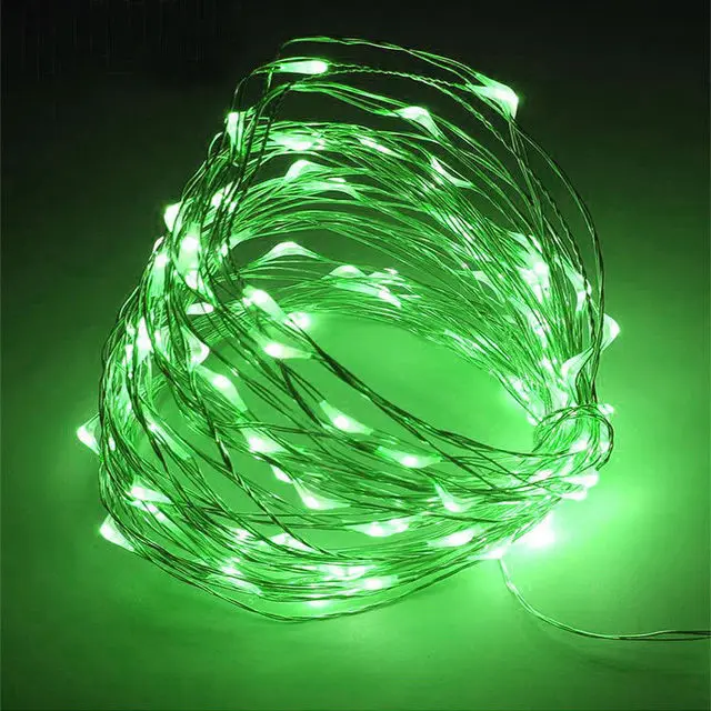 10/20/30M USB LED String Lights Copper Silver Wire Garland Light Waterproof Fairy Lights For Christmas Wedding Party Decoration