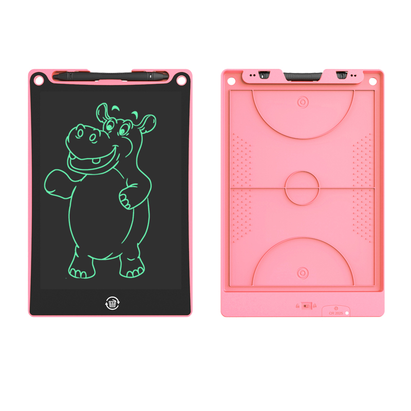 12 Inch Lcd Schrijven Tablet Leren Onderwijs Speelgoed Voor Kinderen Schrijven Tekentafel Meisjes Speelgoed Kinderen Magische Schoolbord: Rood