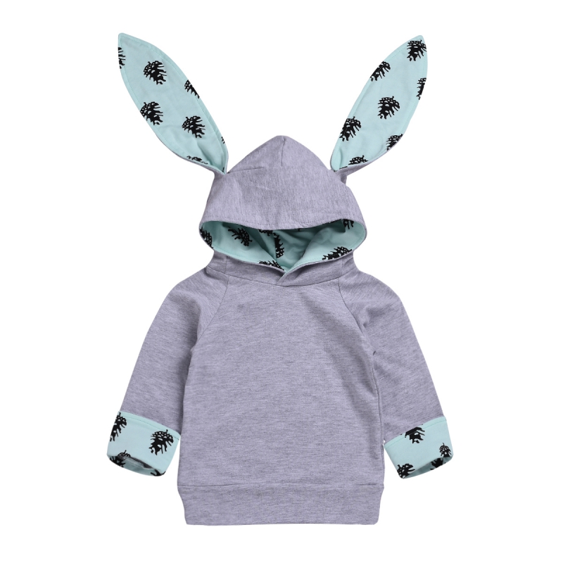 Kinder's Mäntel Lange Ohren Cartoon Langarm Baby Hoodies Kinder Sweatshirt Frühling Herbst Hoodies Mäntel