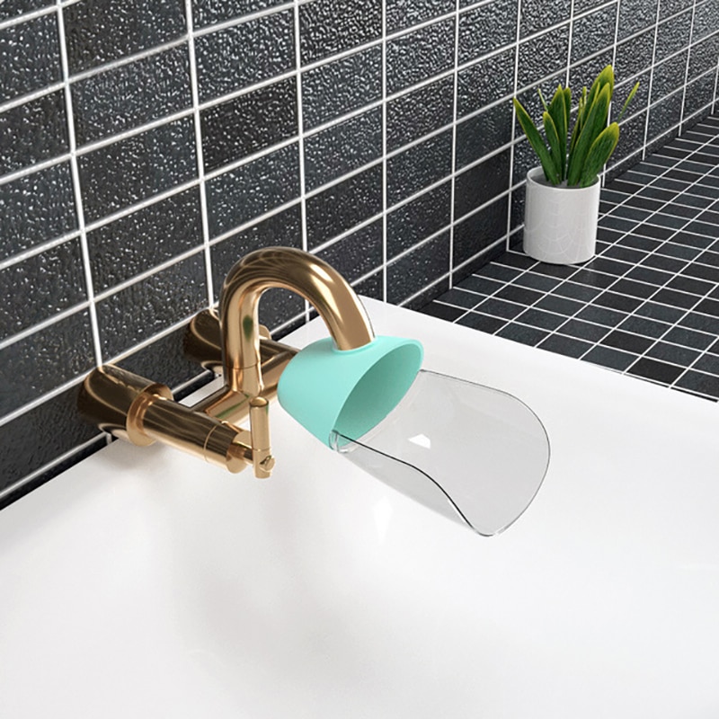 Faucet Extender Kitchen Rotatable Bubbler Faucet Extender Sink Handle Extension Baby Bath Tap Crab Shape Wash Extender Bathroom