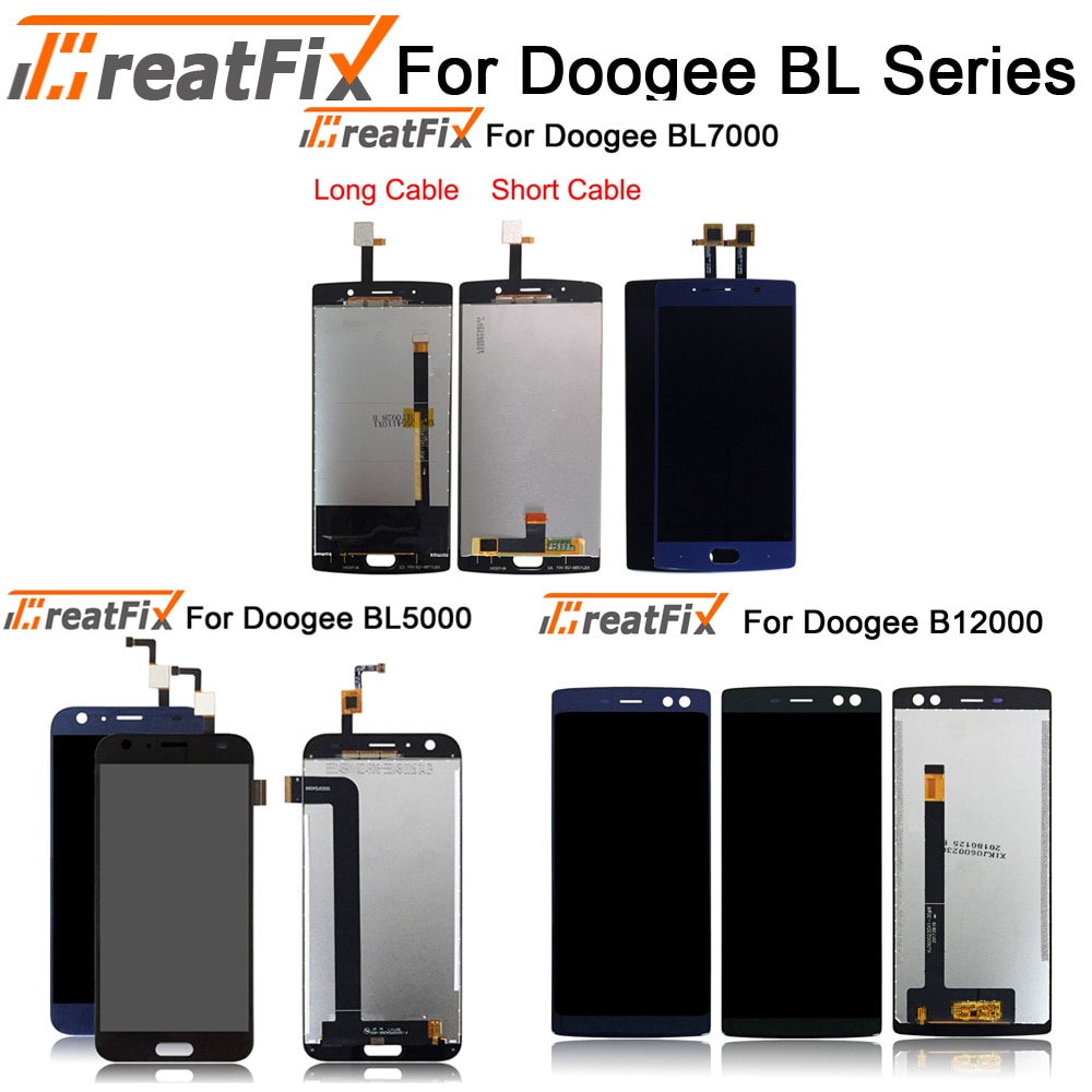 For Doogee BL5000 BL7000 LCD Display and Touch Screen Screen Digitizer Assembly Replacement For doogee lcd bl12000 BL12000 Pro