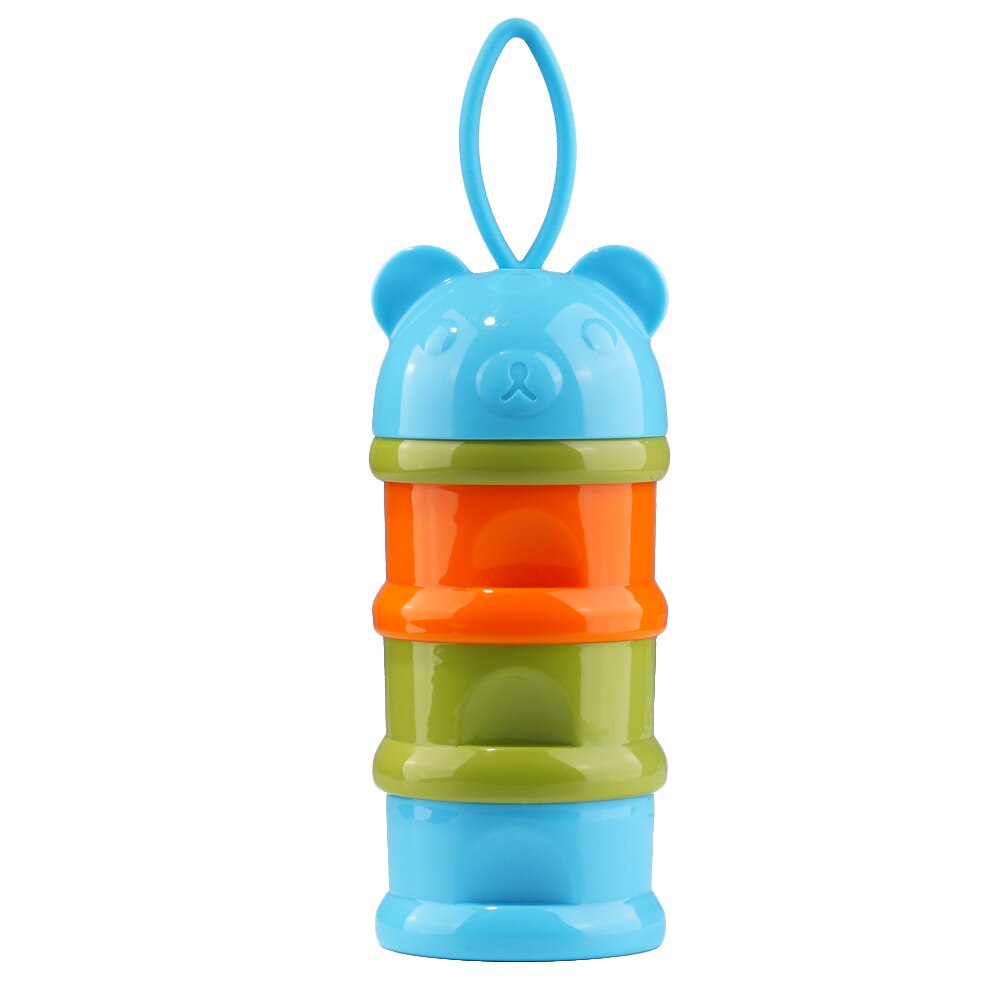 Kids Formula Milk Container 3 Layer Style Portable Baby Food Storage Box Cereal Cartoon Toddle Milk Powder Boxes